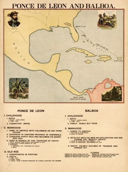 Ponce de Leon & Balboa 1898