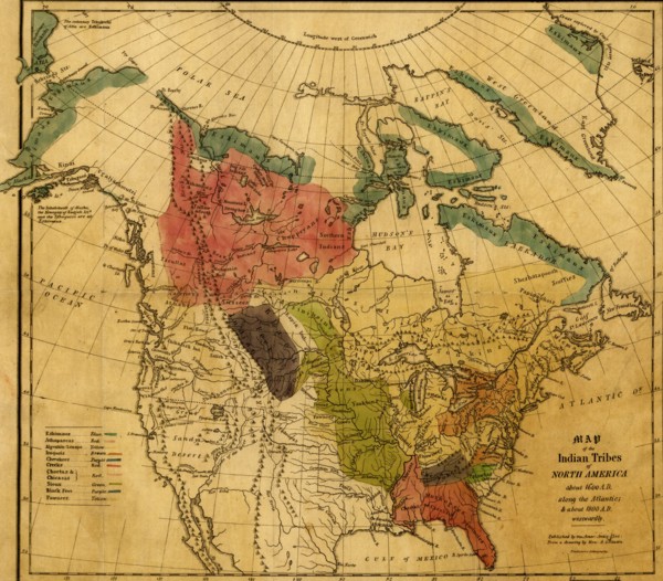 Indian Tribes of North America 1836
