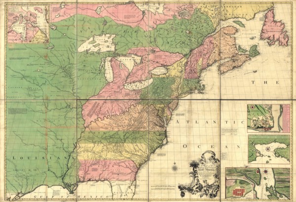 British and French dominions in North America -1755 1755