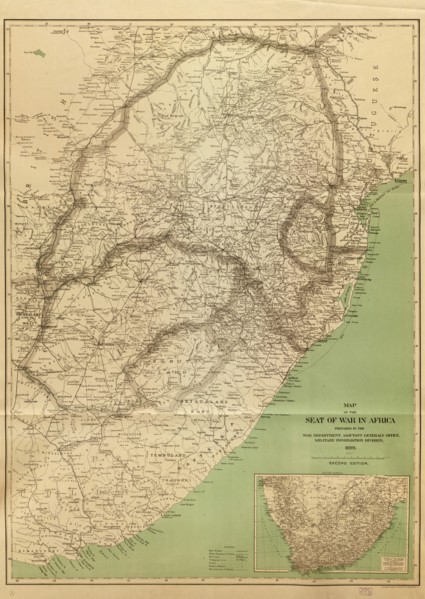 Seat of War in Africa - 1899 1899