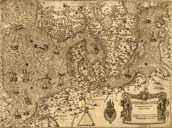 German Sea -The North Sea with Scandiavia - 1558 1558