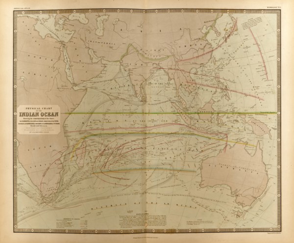 Currents in the Indian Ocean 1848