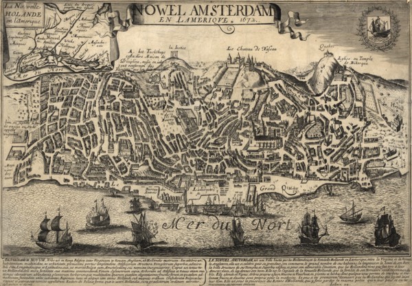 New Amsterdam in the Americas - 1672 1672
