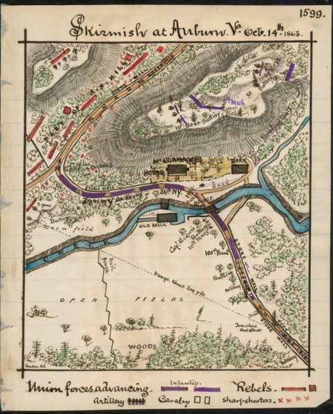 Skirmish at Auburn, Virginia 1863
