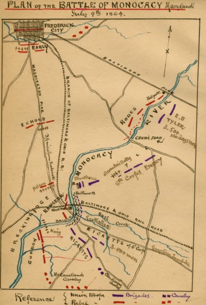 Battle of Monocacy, Maryland, July 9th, 1864. 1864