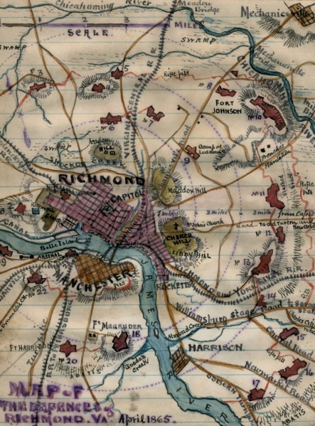 Defenses of Richmond 1865