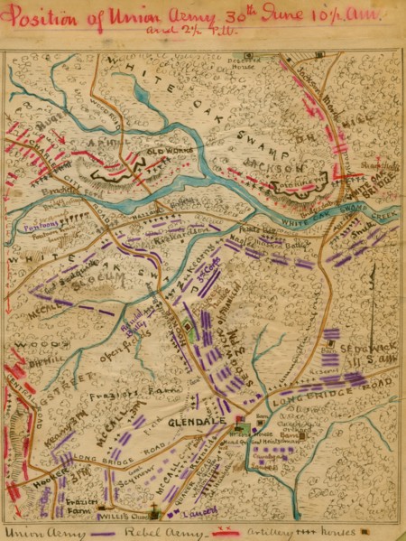 Battle of Frazier's Farm to Glendale or the Battle of White Oak Swamp 1862
