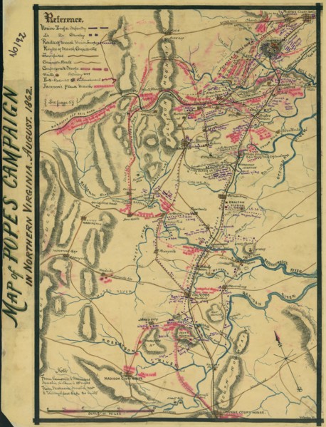Popes campaign in northern Virginia, August 1862. 1862