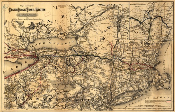 Boston Hoosac Tunnel and Western Railway - 1881 1881