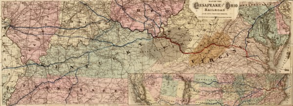 Chesapeake and Ohio Railroad - 1873 1873