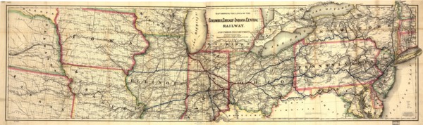 Columbus, Chicago, and Indiana Central Railway - 1868 1868