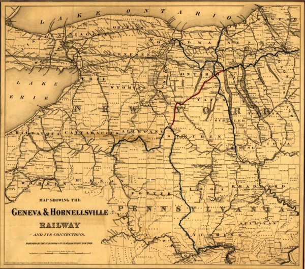 Geneva & Hornellsville Railroad - 1875 1875