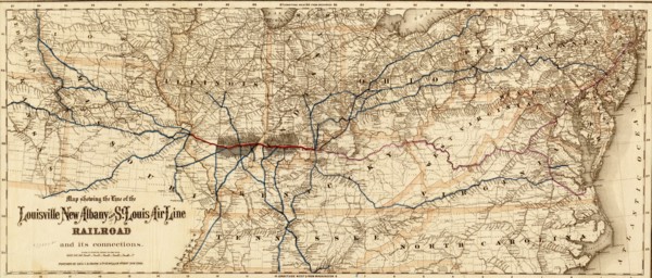 Louisville, New Albany, and St. Louis Air Line Railroad - 1872