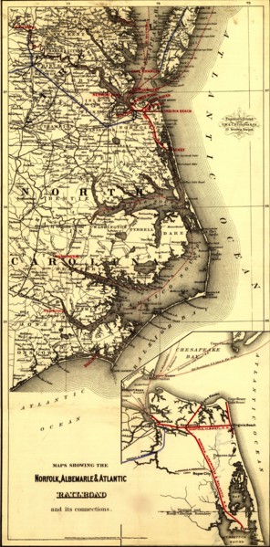 Norfolk, Albermarle & Atlantic Railroad - 1891 1891
