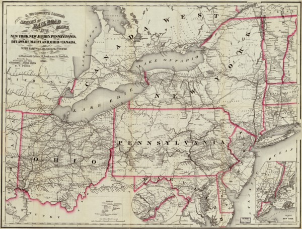 New York, New Jersey, Pennsylvania, Delaware, Maryland, Ohio and Canada 1860 1860