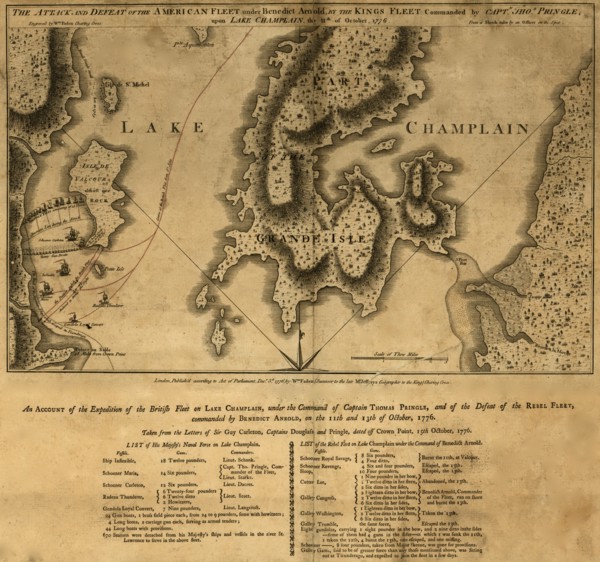Battle of Valcour Island 1776
