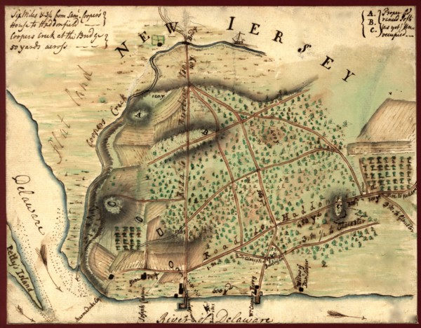 Camden, New Jersey & Environs - 1778