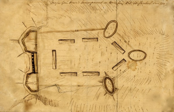 British Encampment under Howe at Bunker Hill - 1775 1775