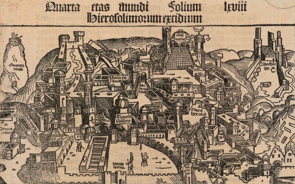 Antique Map of Jerusalem