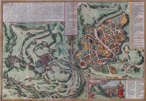 Antique Map of Jerusalem