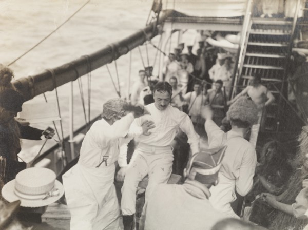 Antics aboard S.S. Balmoral Castle