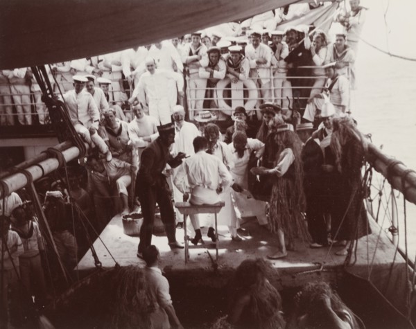 Antics aboard S.S. Balmoral Castle
