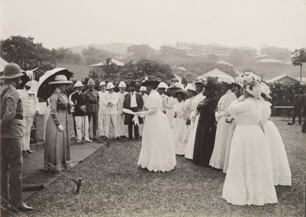 African women at a royal reception