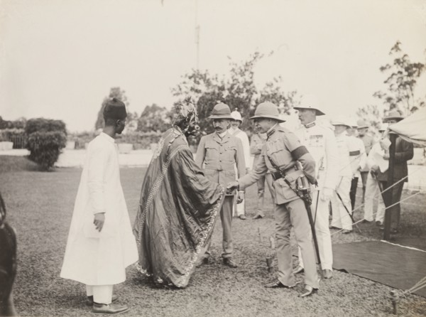 Duke of Connaught meets an African chief