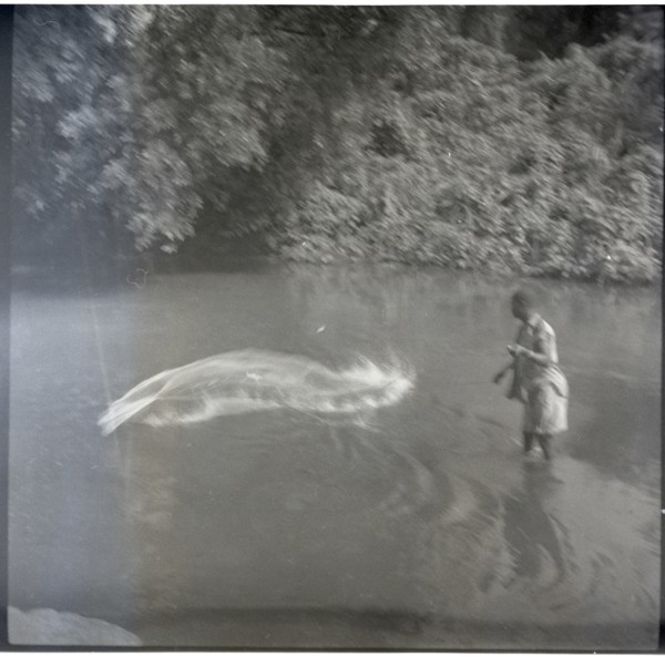 Casting net, fishing
