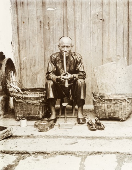 An itinerant shoemaker, Hong Kong