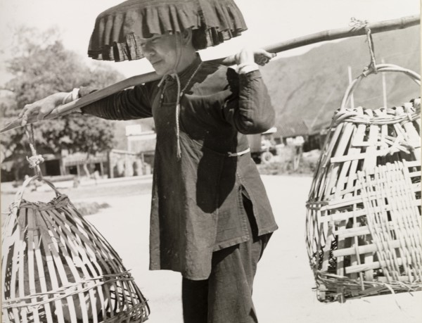 Transporting chickens in Hong Kong