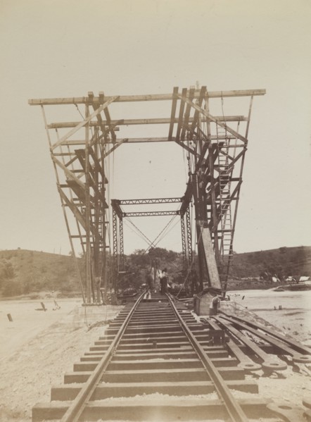 Bridge under construction, Jamaica