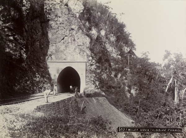 Mountainside tunnel, Jamaica