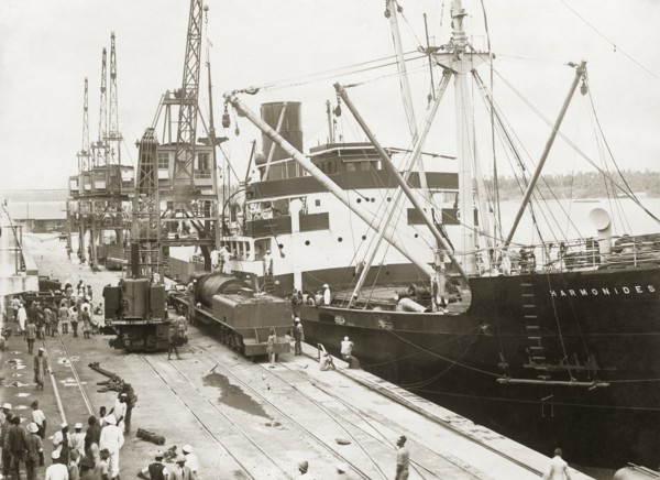 Steam locomotive, Mombasa Docks