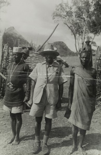 Mau Mau suspect and guards