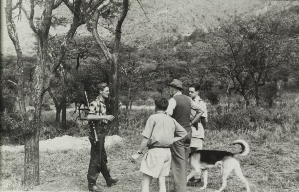 Farmers form a Home Guard patrol