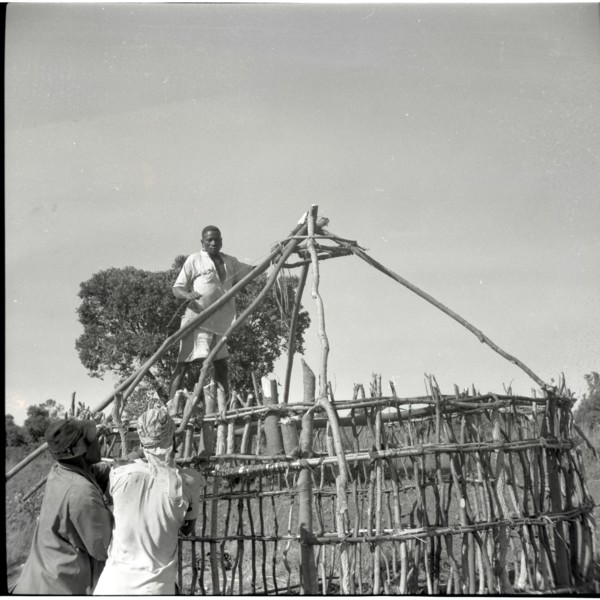 Building small house for our camp