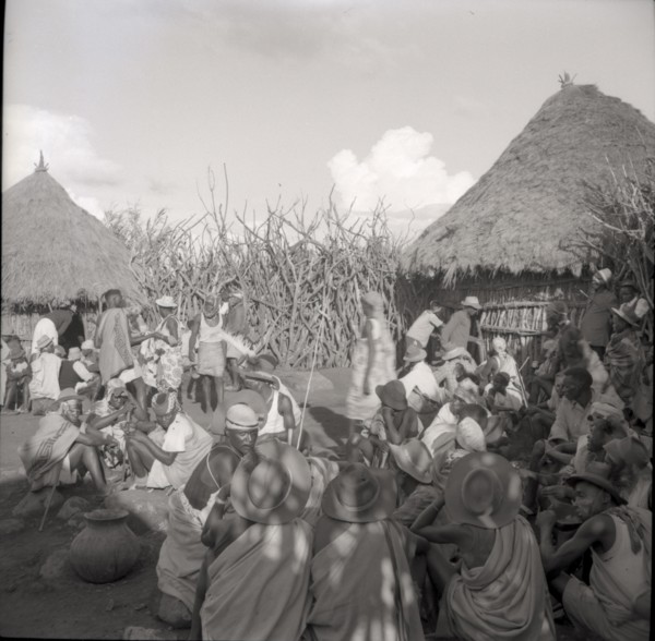 Youths eating