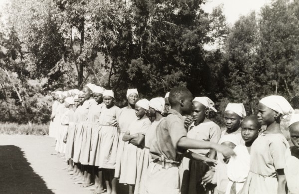 Kikuyu students at a mission school