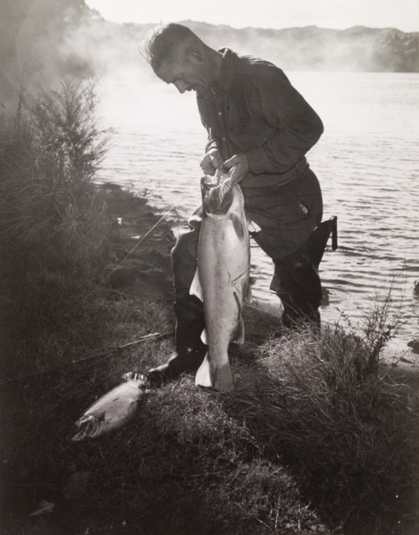 Trout fishing at Rotorua