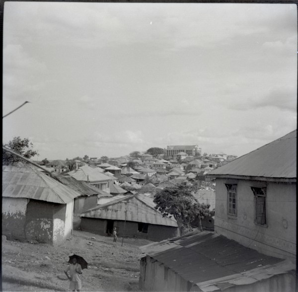 Cross view in Ibadan, Mappo Hall in distance