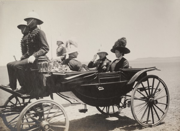 Duke and Duchess of Connaught in a carriage