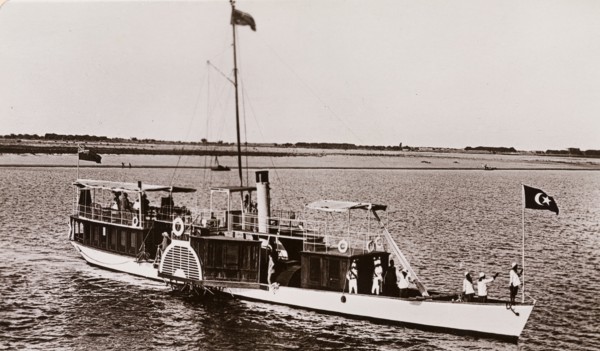 Governor's boat, called the Elfin on the Blue Nile