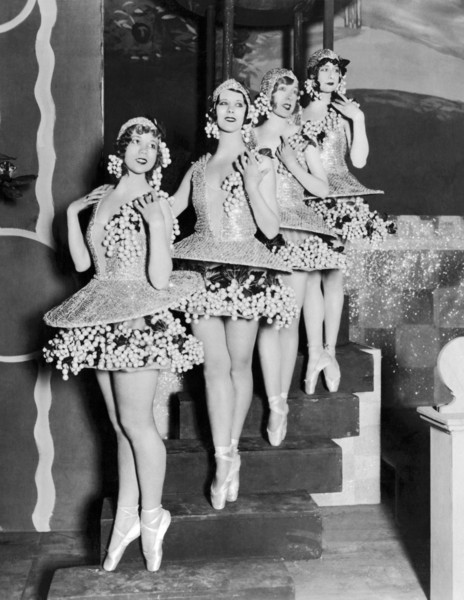 Ballet Dancers On Steps