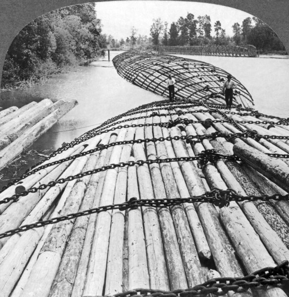 Log Rafts In Oregon