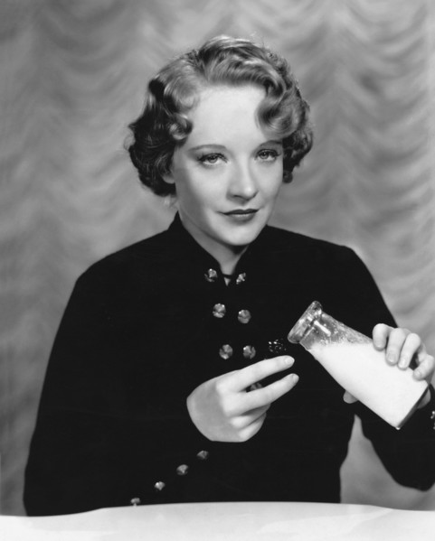 Movie Actress Likes Milk