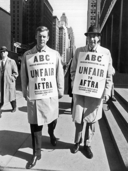 Jennings And Cosell On Strike
