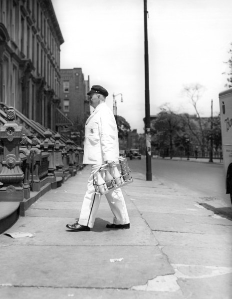 A Milkman Delivering Milk