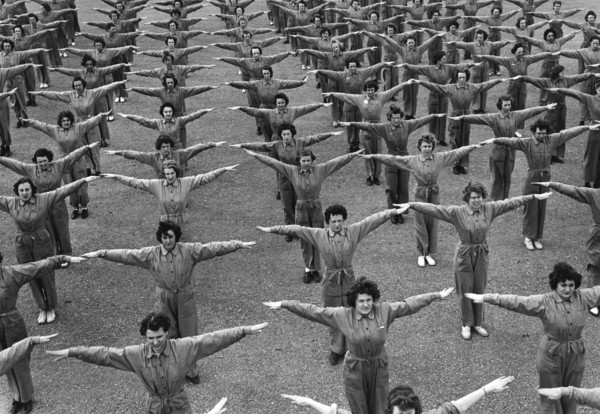 Navy Women Excercising