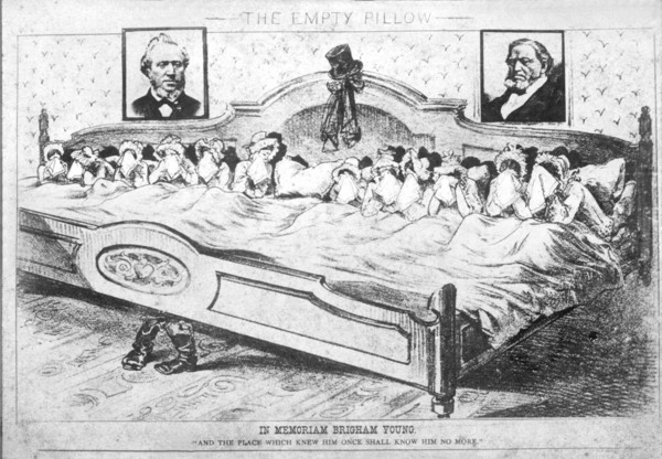 Brigham Young Wives Cartoon